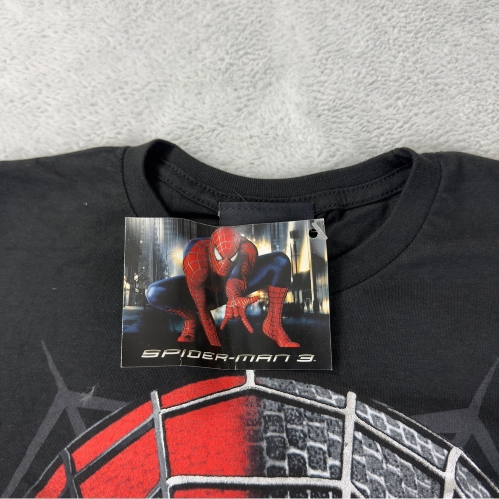 Spiderman 3 NWT Women's Size Medium 2007 Promo T-Shirt Black - Picture 8 of 9